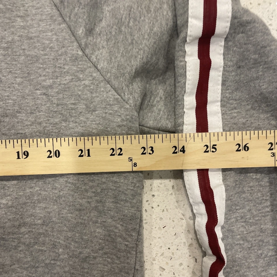 Adam Levine Men’s XL Gray Maroon Burgundy Red Full Zip Jacket - Image 3 of 4