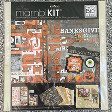 Me & My Big Ideas Fall Themed 12"x12" Scrapbook Kit - Halloween, Thanksgiving