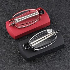 Tragbare Lesebrille Faltbar Lesehilfe Sehhilfe Unisex Faltbar mit Etui +1,0~+4,0