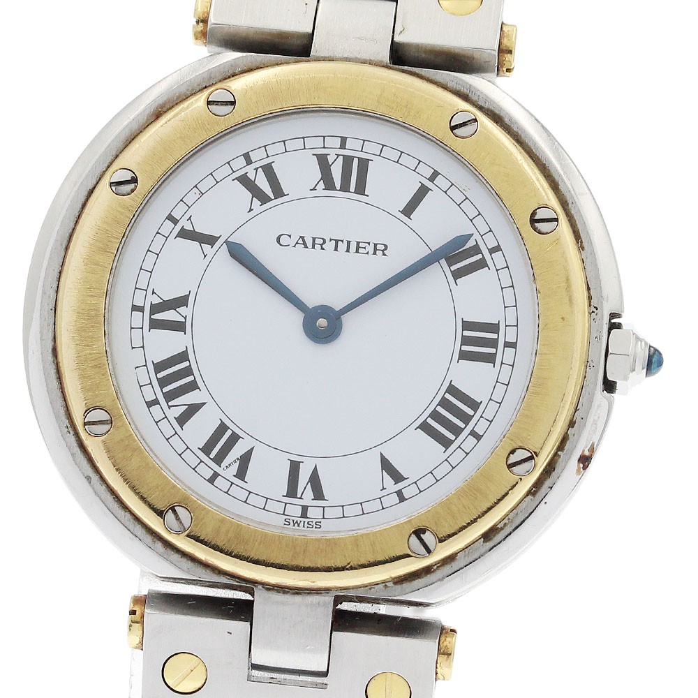 CARTIER Santos Round LM 2-tone YG