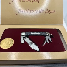 Boy Scouts Diamond Jubilee Knife & Coin Set 1985 84B-1745K