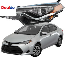 Headlight Assembly Replacement for Corolla 2017 2018 2019 LE Right Headlamp Driv
