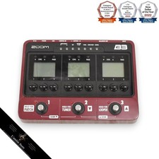 ZOOM B3 Bass Effects and Amp Simulator Bass Multi Guitar Effect Pedal B 3...