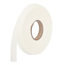 1/2 Inch Double Fold Bias Tape Continuous Bulk Bias Tape Beige White 10 Yards