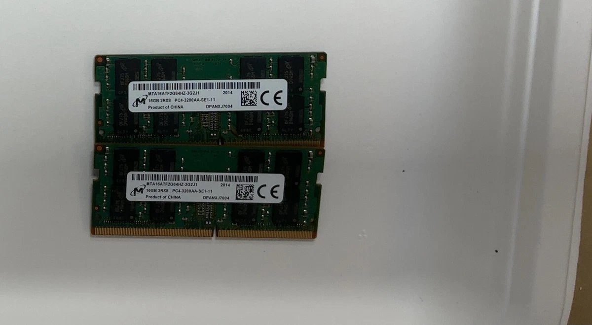 Preços baixos em Micron DDR4 SDRAM 32 Gb de capacidade Total de