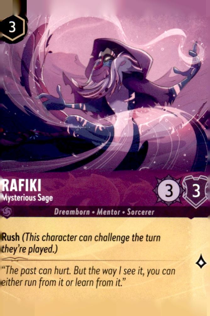 Rafiki - Mysterious Sage 54/204 Uncommon The First Chapter Lorcana Near Mint