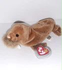 Vintage 1999 Beanie Baby Walrus Paul Beatles W/Tags Retired.