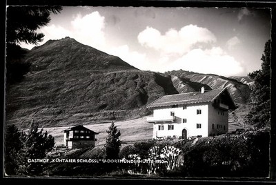 Dortmund hut, mountain hut with the inn Kühtaler Schlössl, postcard 195 