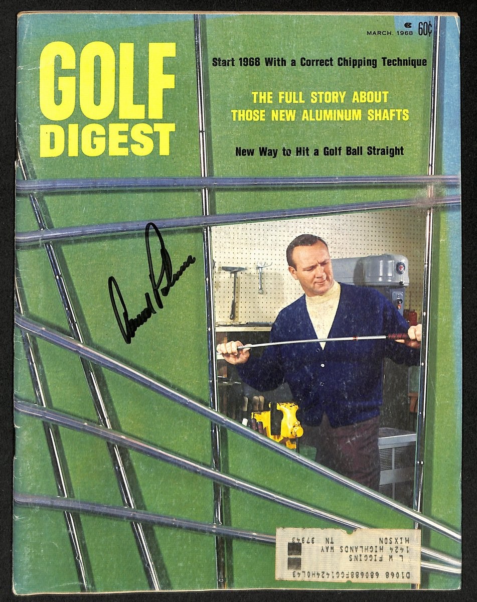 Arnold Palmer Autographed Signed / March 1968 Golf Digest Magazine JSA 194958 