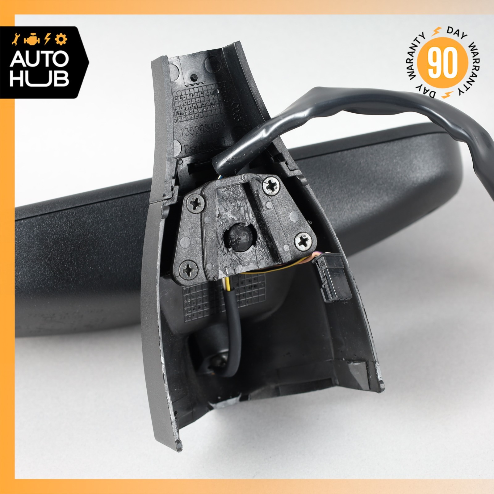 08-19 Maserati GranTurismo GranCabrio M145 Interior Rear View Mirror Black OEM