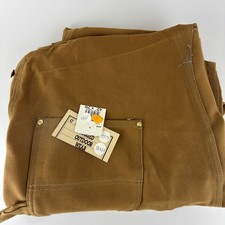 Carhartt Double Knees Bibs Overalls Mens 42x28 6FB Brown NWT NOS