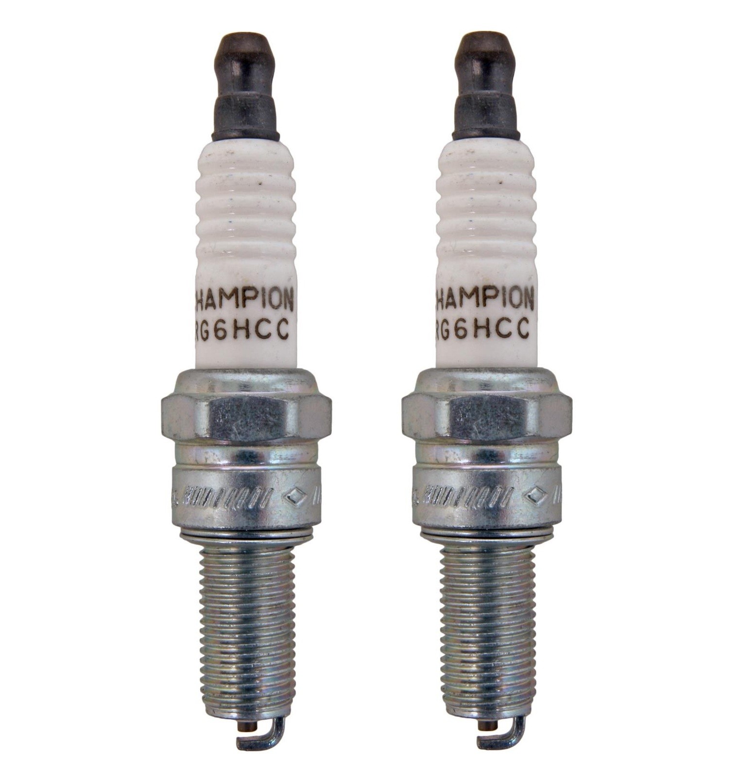 Champion Copper Plus Spark Plugs 2 RG6HCC 6R10 fits Harley Street XG500 XG750