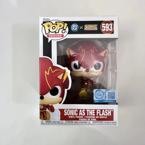 Funko POP! Heroes: DC x Sonic #593 Sonic as The Flash & Protector
