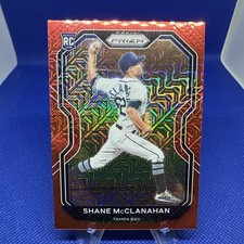 2021 Panini Prizm Shane McClanahan RC Rookie Red Mojo Prizm /149