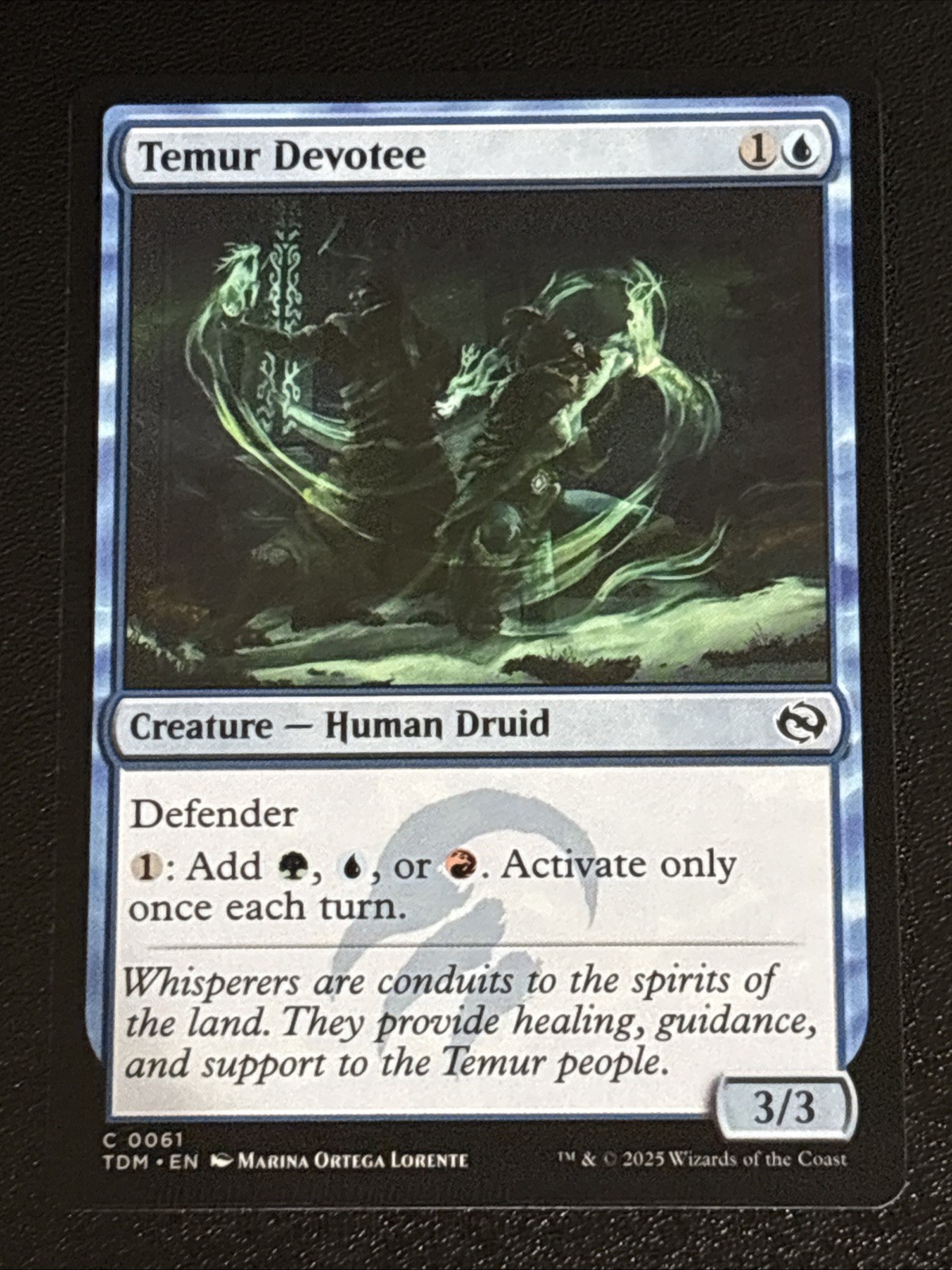MTG Tarkir: Dragonstorm Temur Devotee 0061 NM