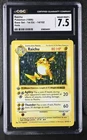 Raichu 14/102 Base Set Shadowless 1st Edition Holo CGC 7.5 NM+ English Pokemon