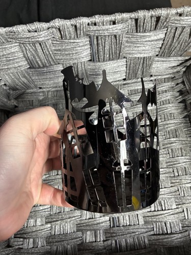 Bath And Body Works Haunted House 3 Wick Candle Holder Black Halloween
