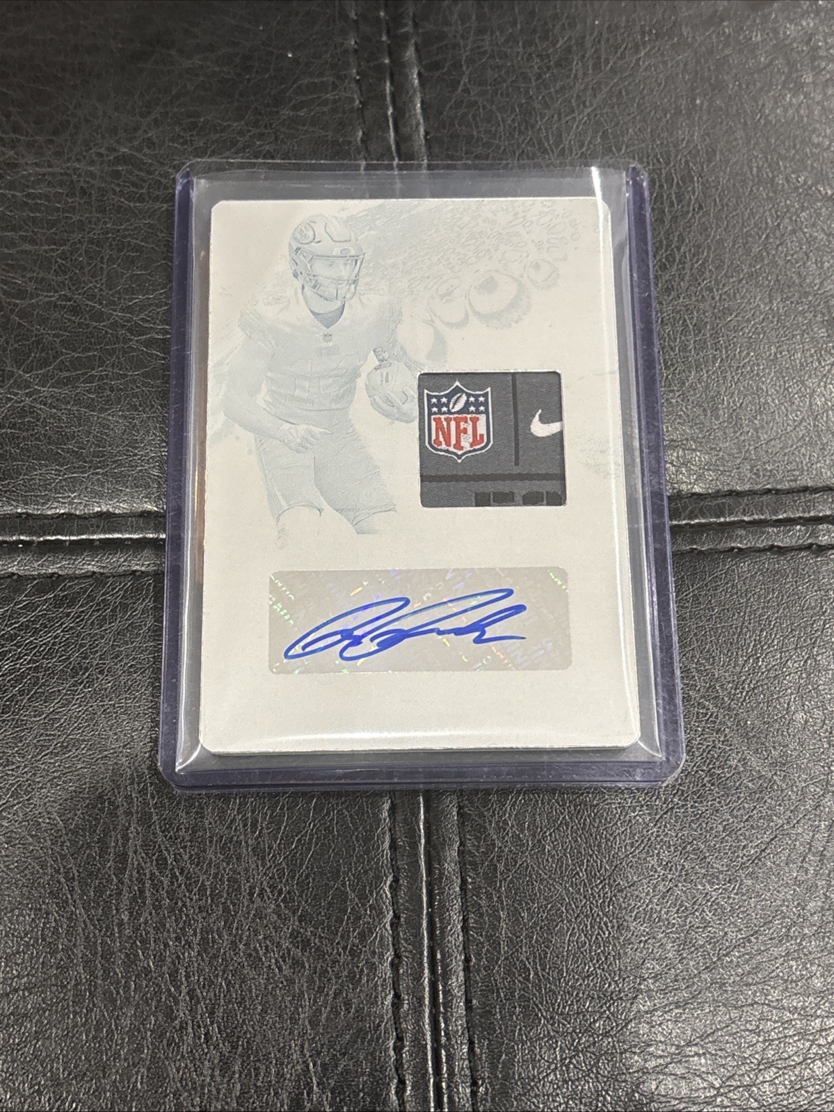 Ricky Pearsall Panini Impeccable Rookie Patch Autographs #RPARPL Yellow Printing Plate 1/1