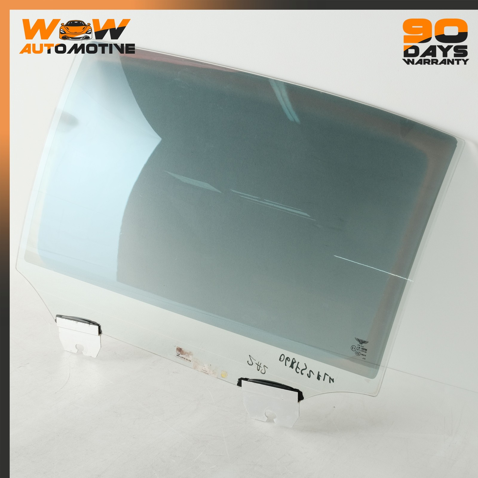 06-13 BENTLEY CONTINENTAL FLYING SPUR REAR LEFT DRIVER SIDE DOOR WINDOW GLASS OE