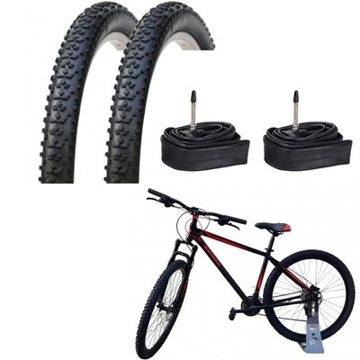 2 REIFEN 29x2.25 57-622 +REIFENKAMMERN MTB MOUNTAINBIKE VEERUBBER VRB345
