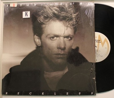 Bryan Adams Lp Reckless On A&M - Vg++/ Vg++ (in shrink!)