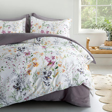 Windflower Bedding Bloomfield Floral Duvet Cover 3Pc Set Cotton Botanical Nature