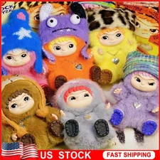 Wakuku Fuzzy Trendy Fun Party Series Plush Blind Box Toy Confirme Figure Gift🔥