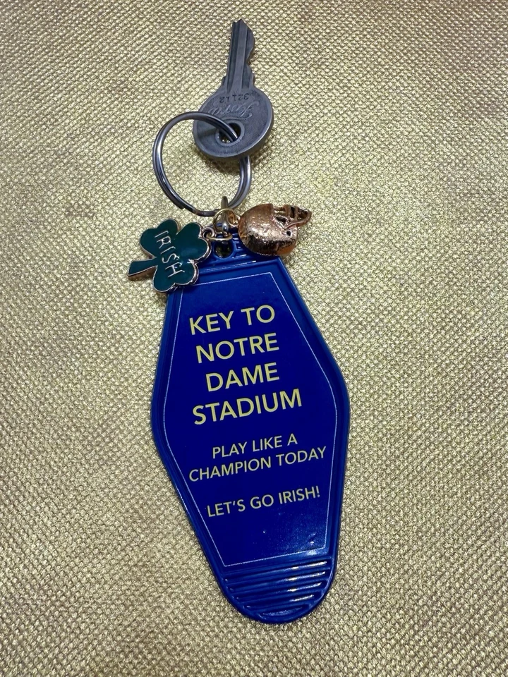 Key To Notre Dame Stadium Motel Keychain - Image 3 of 3