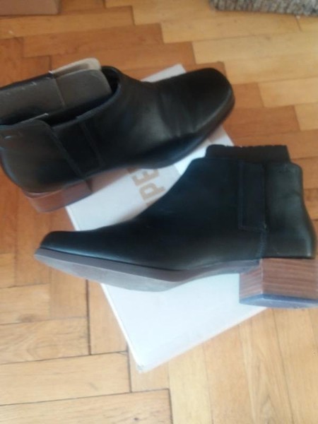Women Camper Boots Black Leather 40 #Y1E