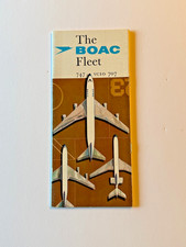 BOAC The Fleet 1970 Brochure B707, VC-10, B747