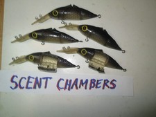 5 Lure Lot. Unknown MIKE THE FISHERMAN Group. MODESTO, CA. 1960.  NO HOOKS.