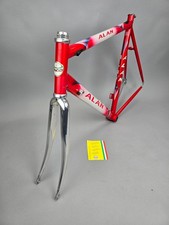 Kit telaio Alan Italy bici corsa alluminio 1997 Campagnolo Chorus rosso 58 cm frame