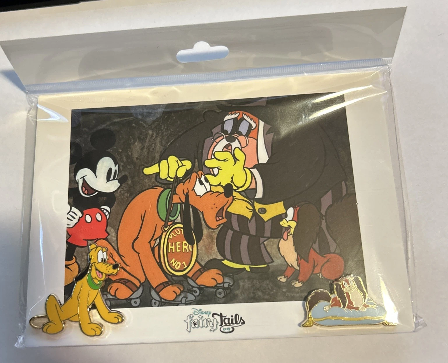 Disney 2 Pin Set 135712 Pluto Fifi Dog Show Fairy Tails Event 2019 Le 750