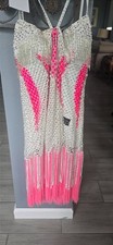 stunning professional compaetition rhythm or latin competition dress size 10