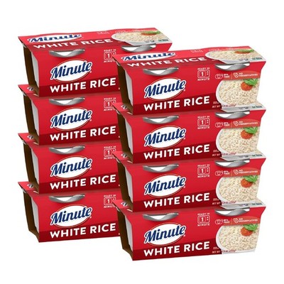 Minute Ready-to-Serve White Rice, Microwavable Rice Cups, 8.8-Ounce Cups