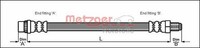 Bremsschlauch Vorne Links Rechts Metzger 4114643 FÜR CitroËN Peugeot