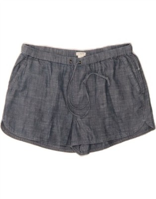 J. CREW Damen Hot Pants Medium W30 dunkelblau Baumwolle DD53