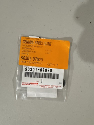 #ad #ad 90301 07020 Toyota OEM Genuine RING O FOR FUEL PRESSURE REGULATOR $20.00