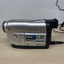 Samsung SCD67 MiniDV Digital Video Camera Camcorder - Silver Read