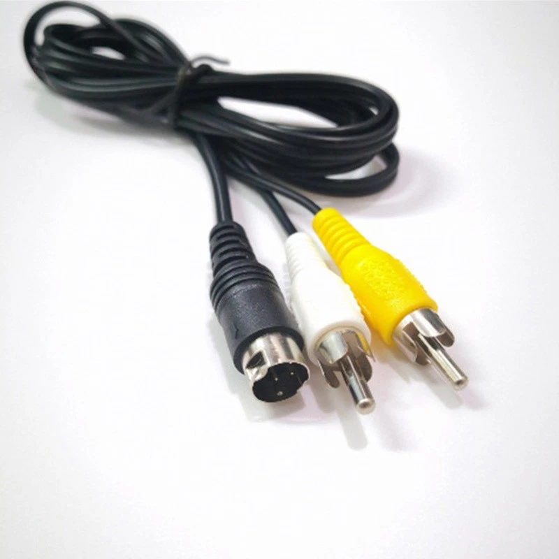 For Sega Mega Drive 2 3 Genesis TV Cable Master System AV Composite Video Audio - Image 2 of 4