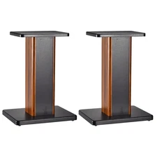 2 x Wood Speaker Stands 15.7 Inch (40cm) Speaker Stand Hollowed Stand