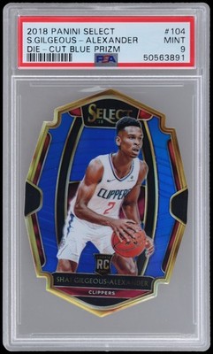 2018-19 Panini Select Shai Gilgeous-alexander #104 PSA 9 RC 60/249 Basketball
