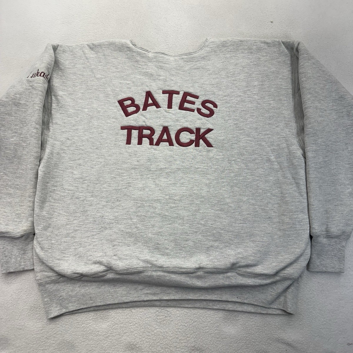 Vintage 80s Champion Double Face Reverse Weave Bates College Track 