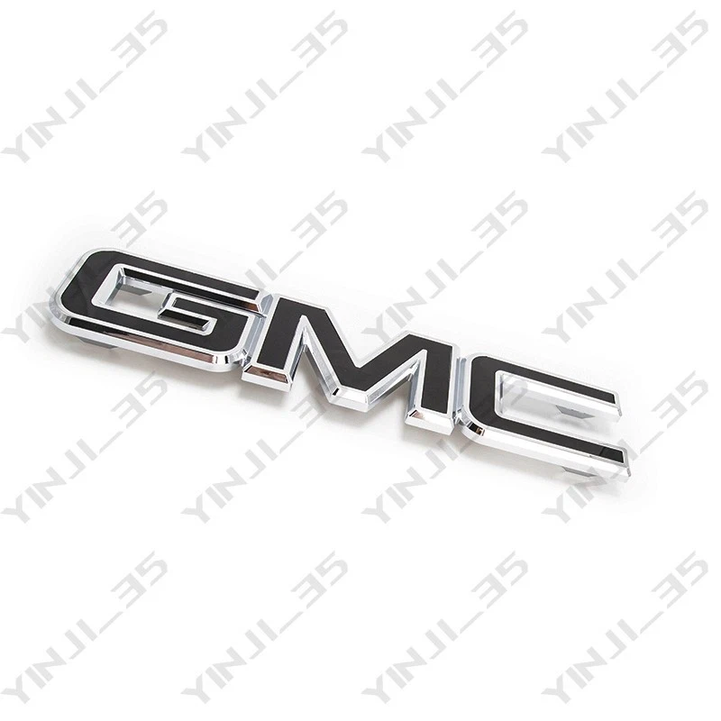 GM Grille  Emblem Chrome Black for 2015-2019 GMC Sierra 1500 2500HD 3500HD - Image 3 of 4