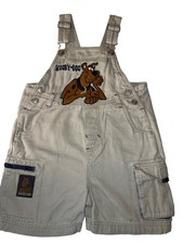 Vintage Scooby Doo Cargo Shortalls Embroidered Patch Sz 5