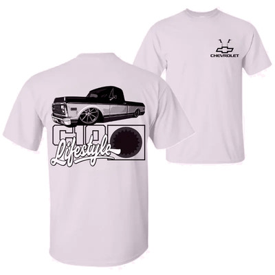 C10 Lifestyle T-Shirt, Chevy Classic Pickup Graphic Tee, Vintage Truck