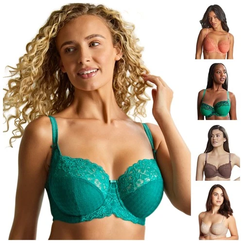 Panache Envy Bra Full Cup Underwired Lace Non Padded Womens Lingerie 7285