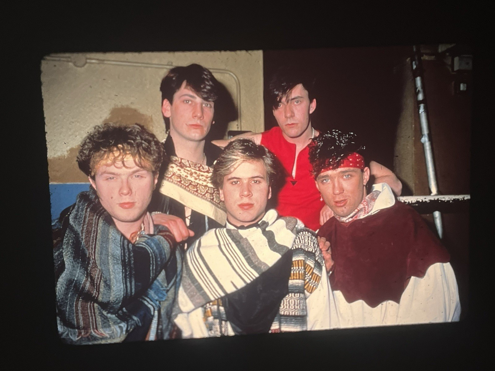 Spandau Ballet Foto Transparencia Tony Hadley 35mm Positiva Alrededor 1980s
