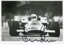 Derek Bell autograph British F1 driver 1968-1974 photo signed