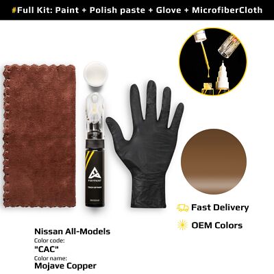Touch up Paint for Nissan Code: CAC Mojave Copper Easy Apply Scratch Repair